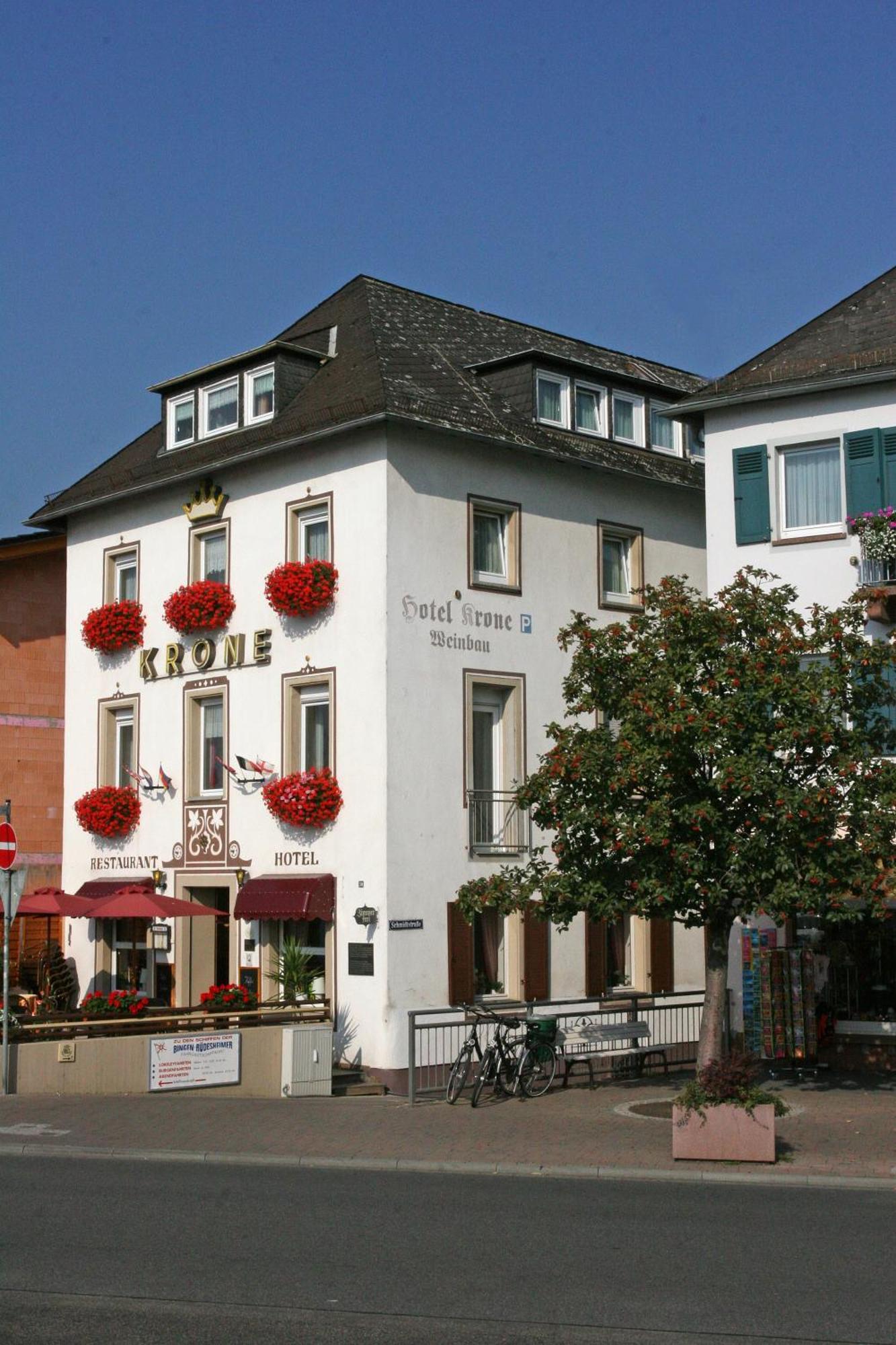 Hotel Krone Ruedesheim Рюдесхайм-на-Рейне Экстерьер фото