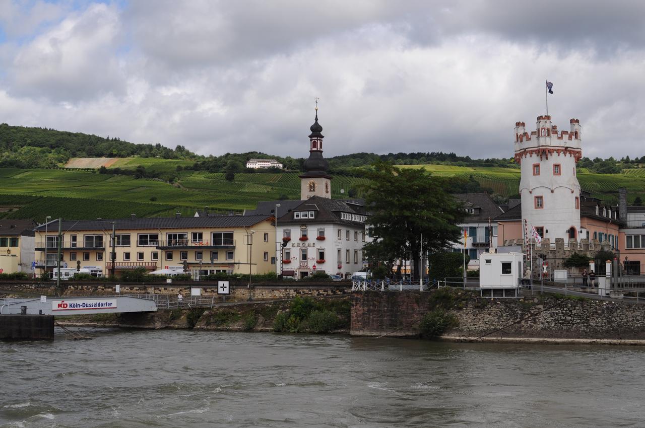 Hotel Krone Ruedesheim Рюдесхайм-на-Рейне Экстерьер фото